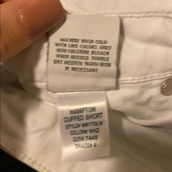 White Hudson Jean shorts - Picture 5 of 6